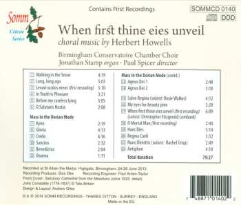 CD Herbert Howells: When First Thine Eies Unveil - Choral Music