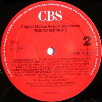 LP Herbie Hancock: Round Midnight (Original Motion Picture Soundtrack)