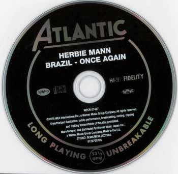 CD Herbie Mann: Brazil - Once Again