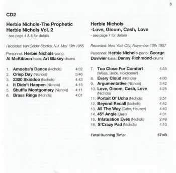 2CD Herbie Nichols: Four Classic Albums