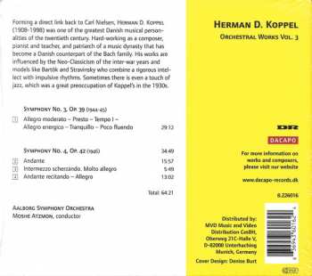CD Herman D. Koppel: Orchestral Works Vol. 3