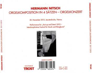 CD Hermann Nitsch: Orgelkonzert Jesuitenkirche 20.11.2013