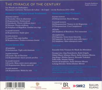CD Hermannus Contractus: The Miracle Of The Century = Das Wunder Des Jahrhunderts
