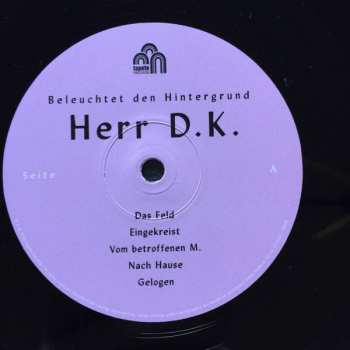 LP Herr D.K.: Beleuchtet Den Hintergrund