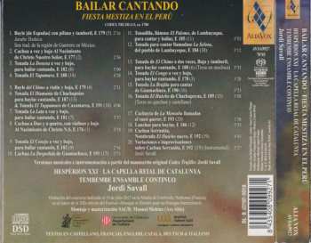 SACD Jordi Savall: Bailar Cantando - Fiesta Mestiza En El Perú