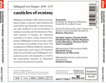 CD Hildegard Von Bingen: Canticles Of Ecstasy