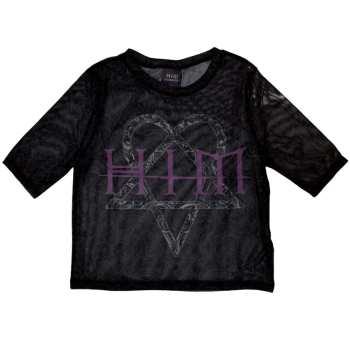 Merch HIM: Women's Crop Top Heartagram & Logo Him