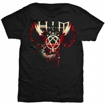 Merch HIM: T-shirt Wings Splatter 
