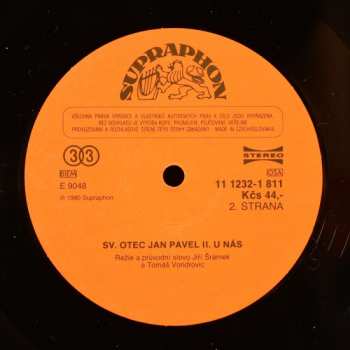 LP His Holiness Pope John Paul II: Svatý Otec Jan Pavel II. U Nás