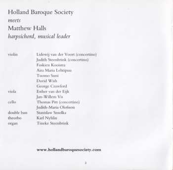 SACD Holland Baroque Society: Holland Baroque Society Meets Matthew Halls (Georg Muffat Auserlesene Mit Ernst Und Lust Gemengte Instrumentalmusik)