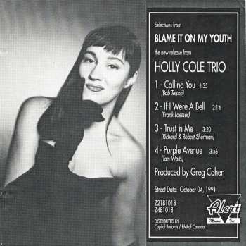 CD Holly Cole Trio: Blame It On My Youth (Sampler)