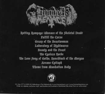 CD Hooded Menace: Fulfill The Curse