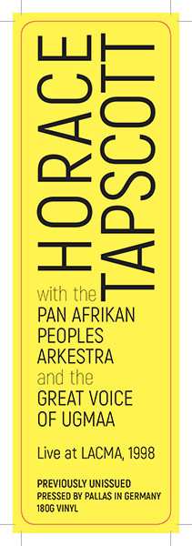 LP Horace Tapscott: Live At LACMA, 1998 LTD