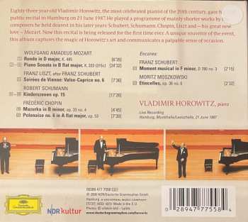 CD Vladimir Horowitz: Horowitz In Hamburg – The Last Concert