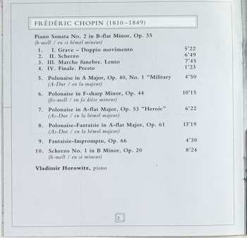 CD Frédéric Chopin: Polonaise / Scherzo No 1 / PolFantasie / Piano Sonata No.2 / Fantaisie-Impromptu / Military Polonaise