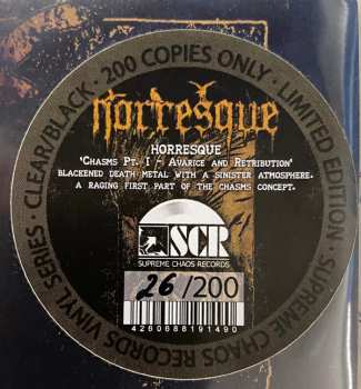 LP Horresque: Chasms Pt. I - Avarice And Retribution CLR | LTD