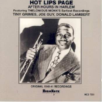 Album Hot Lips Page: After Hours In Harlem