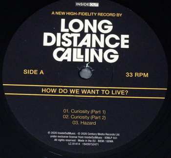 2LP/CD Long Distance Calling: How Do We Want To Live?