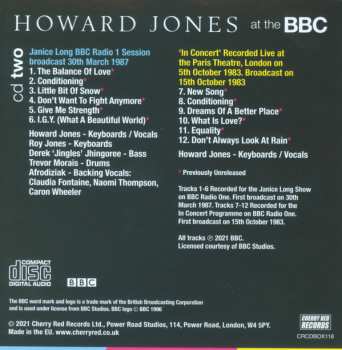 5CD Howard Jones: At The BBC