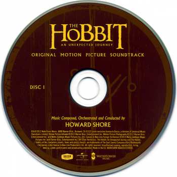 2CD Howard Shore: The Hobbit: An Unexpected Journey (Original Motion Picture Soundtrack)