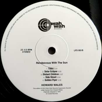 LP/SP Howard Wales: Rendezvous With The Sun LTD