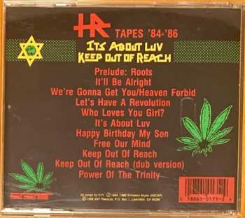 CD H.R.: HR Tapes '84-'86 - It's About Luv / Keep Out Of Reach