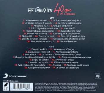 2CD Hubert Félix Thiéfaine: 40 Ans De Chansons