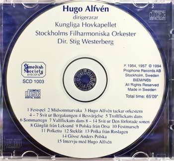 CD Hugo Alfvén: Hugo Alfvén Dirigerar Hovkapellet