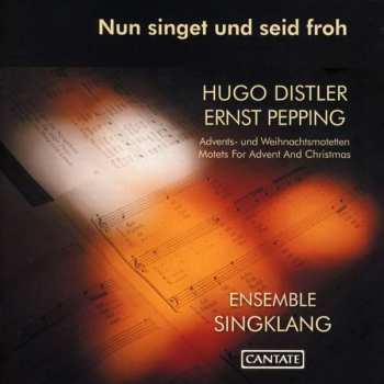 Album Hugo Distler: Advents- Und Weihnachtsmotetten Zu Drei Stimmen