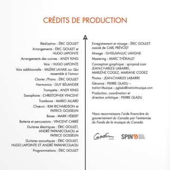 CD Hugo Lapointe: Mon Arc Est Une Guitare