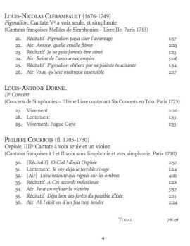 CD Hugo Oliveira: Amour, viens animer ma voix! (French Bass Cantatas)