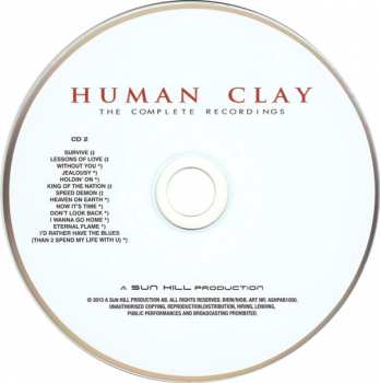2CD Human Clay: The Complete Recordings
