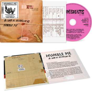 CD Humble Pie: As Safe As Yesterday Is