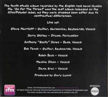 CD Humble Pie: Go For The Throat DIGI