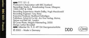 2CD Alun Francis: Complete Symphonies