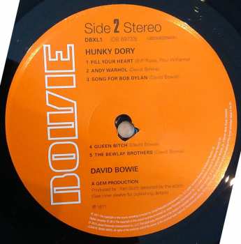 LP David Bowie: Hunky Dory