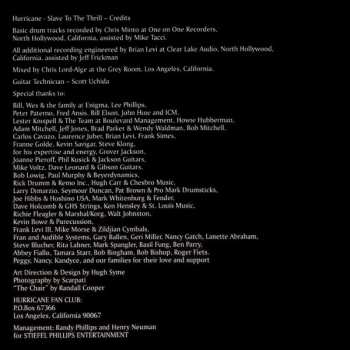 CD Hurricane: Slave To The Thrill