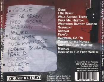 CD I Can Lick Any Sonofabitch In The House: Live At Dante's