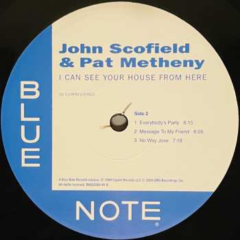 2LP John Scofield: I Can See Your House From Here