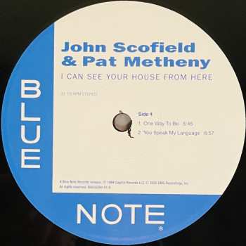 2LP John Scofield: I Can See Your House From Here