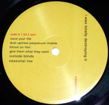LP I Was Totally Destroying It: Vexations