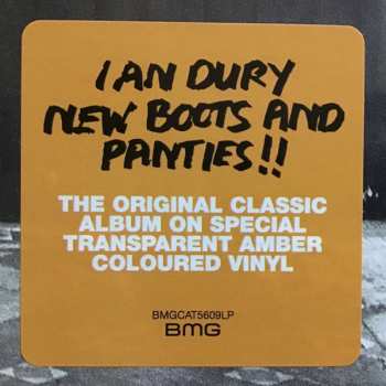 LP Ian Dury: New Boots And Panties!! CLR