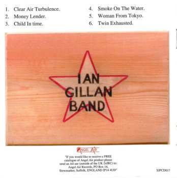 CD Ian Gillan Band: Live At The Rainbow