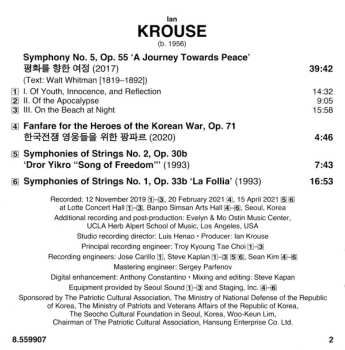 CD Ian Krouse: Symphony No. 5 'A Journey Towards Peace'