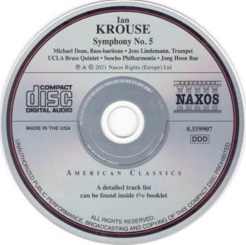 CD Ian Krouse: Symphony No. 5 'A Journey Towards Peace'