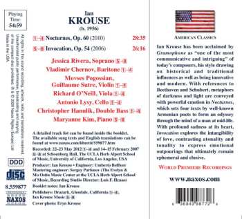 CD Ian Krouse: Nocturnes • Invocation