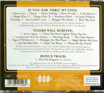 CD Iain Matthews: If You Saw Thro' My Eyes / Tigers Will Survive