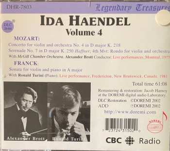 CD César Franck: Vol.4 . Live Broadcasts . 1977 - 1981