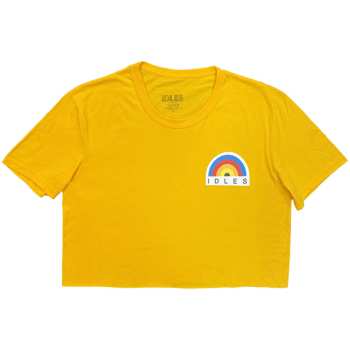 Merch Idles: Women's Crop Top Rainbow
