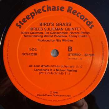 LP Idrees Sulieman Quintet: Bird's Grass